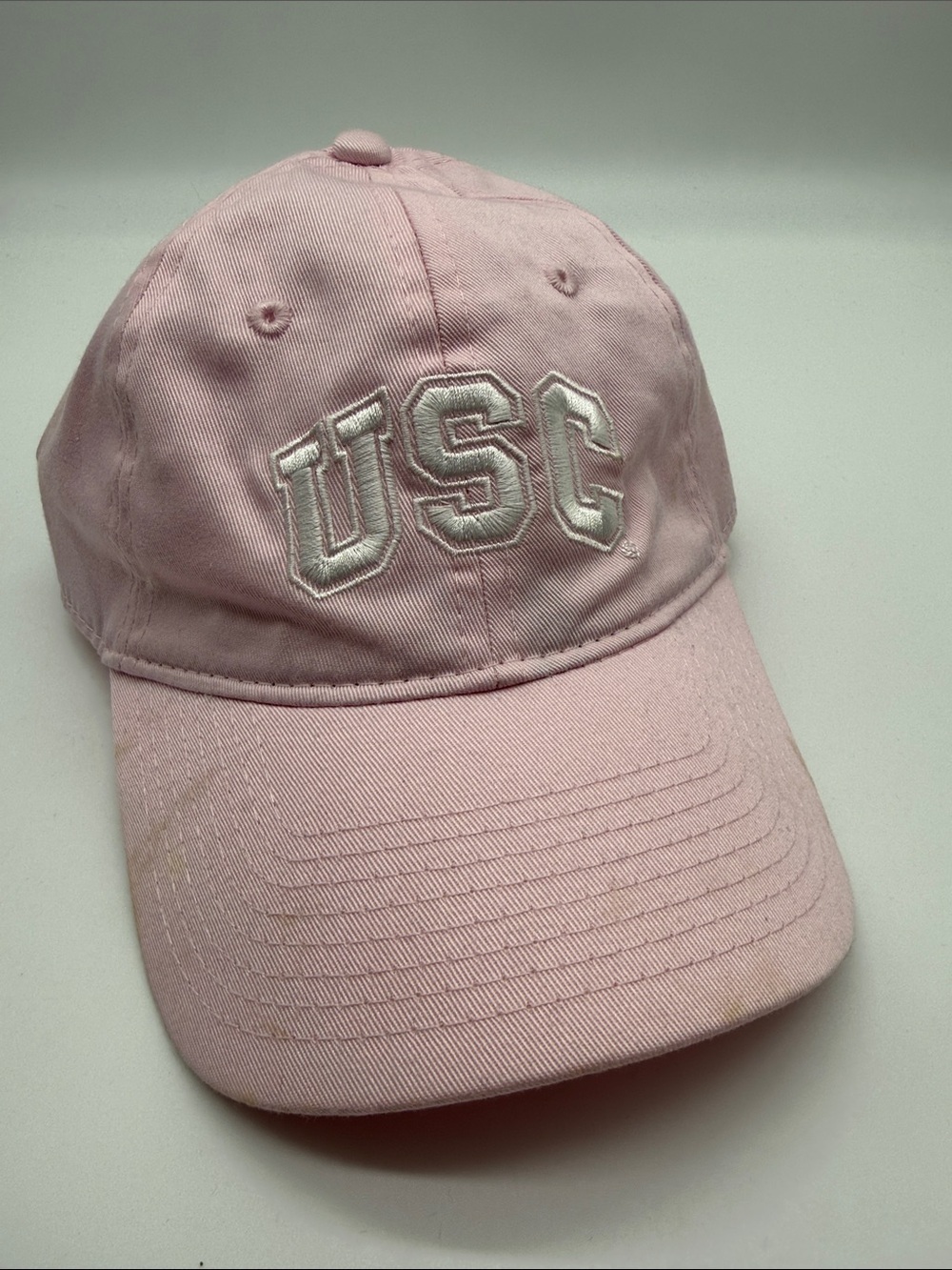 USC Trojans Pink Adjustable Baseball Cap Hat One Size